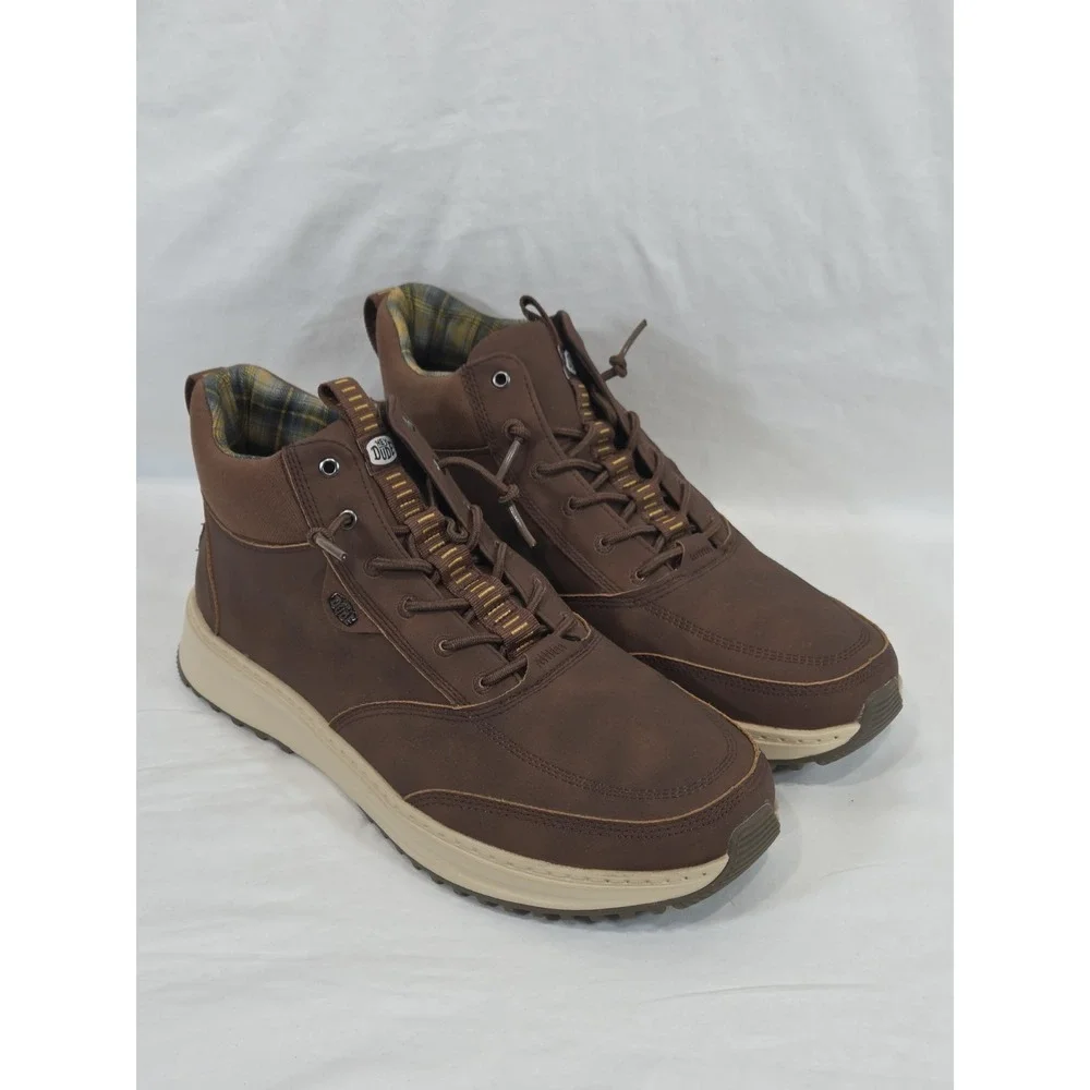 Hey Dude Tahoe Classic Brown Men's Casual Boots Size US M13 42059-255 Rugged